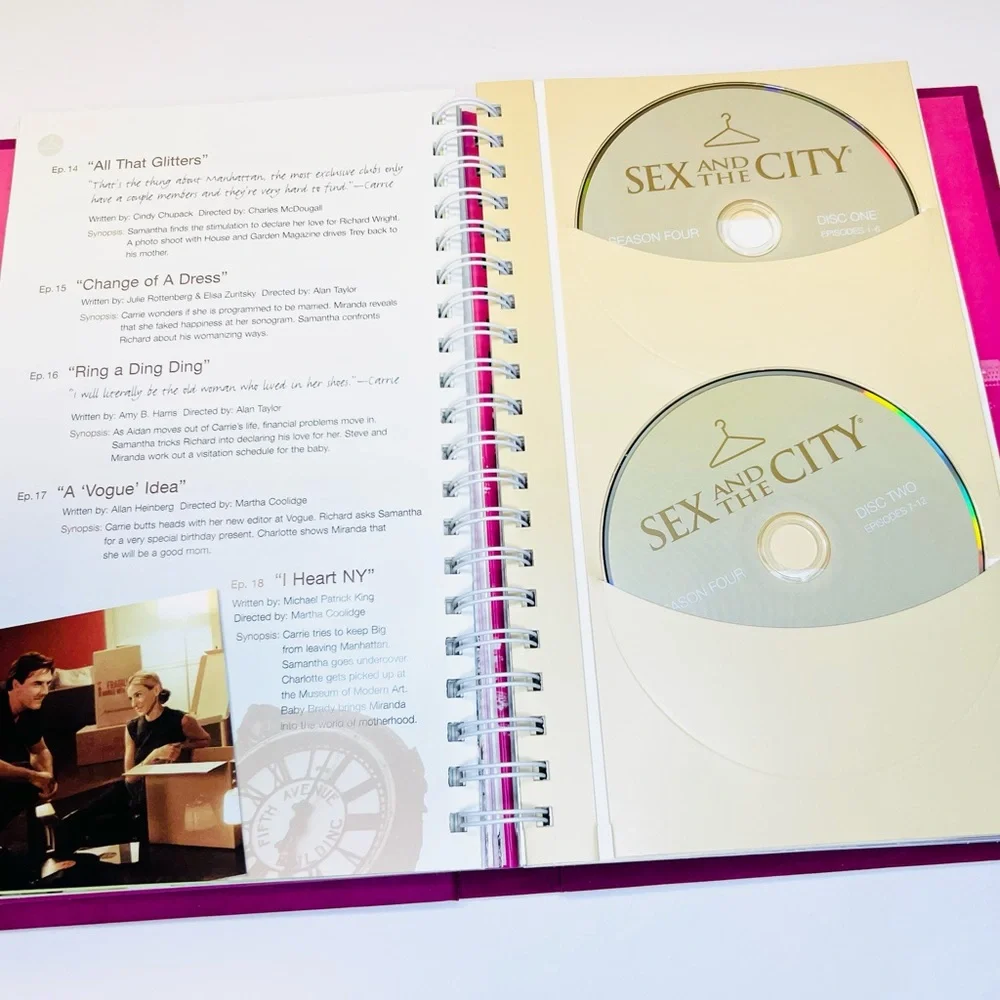 Sex and the City 2005 DVD The Complete Series - Bright Pink Box Set